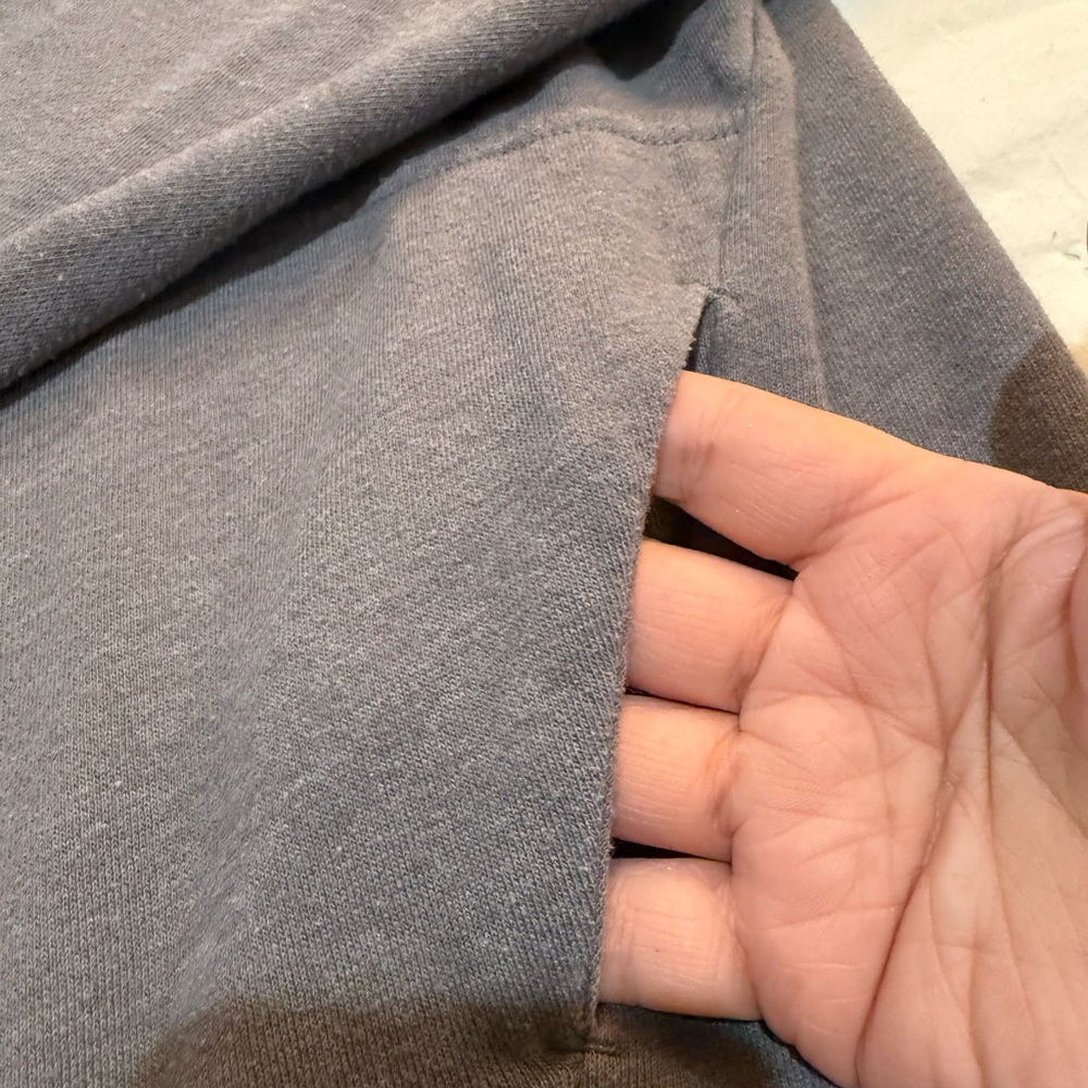 Fabletics Gray Sweatshirt And Camo Leggings Size … - image 4